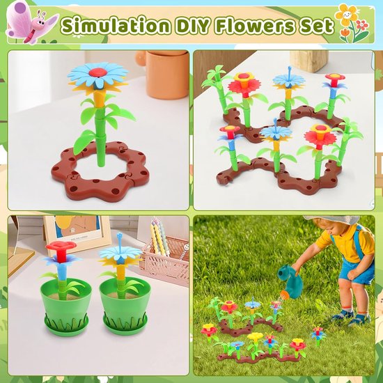 Tuingereedschapset voor Kinderen met Kruiwagen en Tuinaccessoires van Merkloos	 — afbeelding 3
