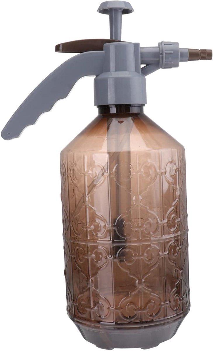 Waterverstuiver - Bloemenspuitfles Drukverstuiver - Planten Bewateren - Multifunctionele Instellingen - 32.5x20.5cm - Koffiebruin