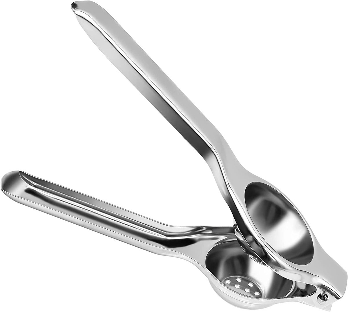 Citruspers van roestvrij staal 18/10 (304) voor citroenen, sinaasappels, granaatappels enz., handmatige diameter van 7 cm, voor restaurant, keuken, bar, corrosief