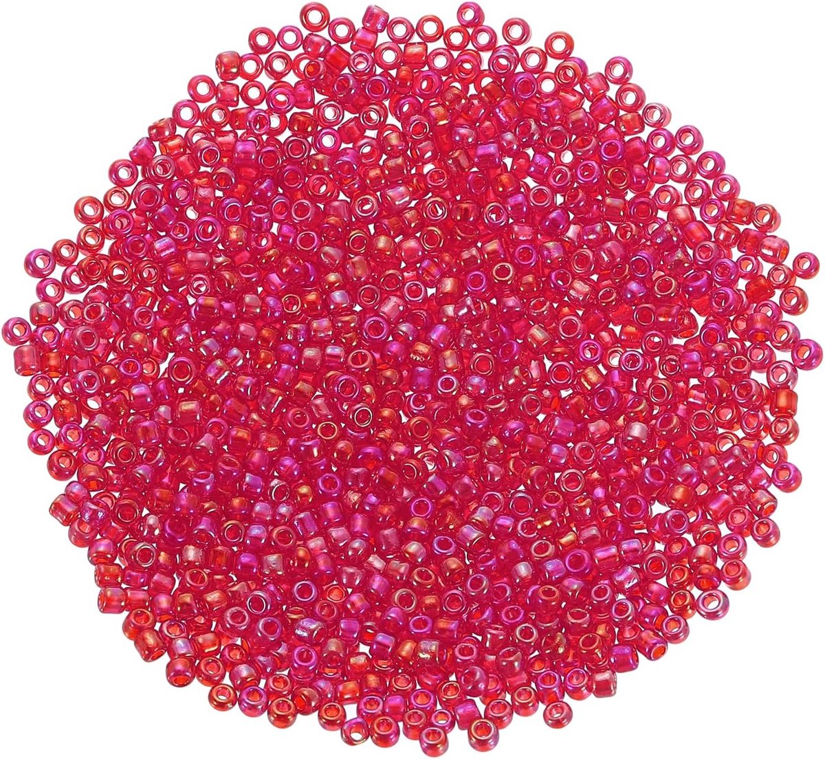 Kralen om op te rijgen, 2 mm, mini kralenset voor armbanden, voor eigen gemaakt, glazen kralen voor Kerstmis, voor eigen gemaakt