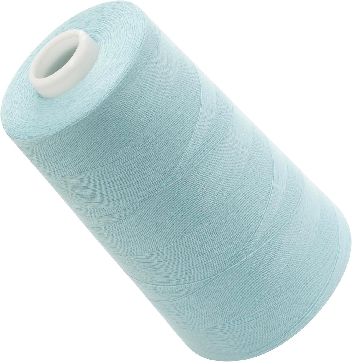 - C72725 - spoel naaigaren kegel 120 (40/2) 4000 m - polyester - kleur blauw lichtgroen - kleermakerij korte kleding touw naaien kleding lederwaren