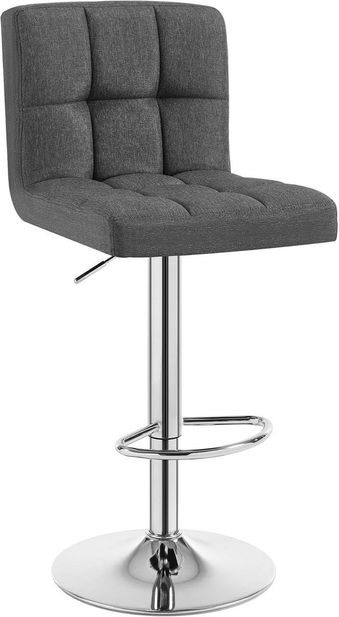 SureDeal® - barkruk - Draaibaar - Hoogte verstelbaar - Comfortabele zitting zacht - 44x38x114 cm