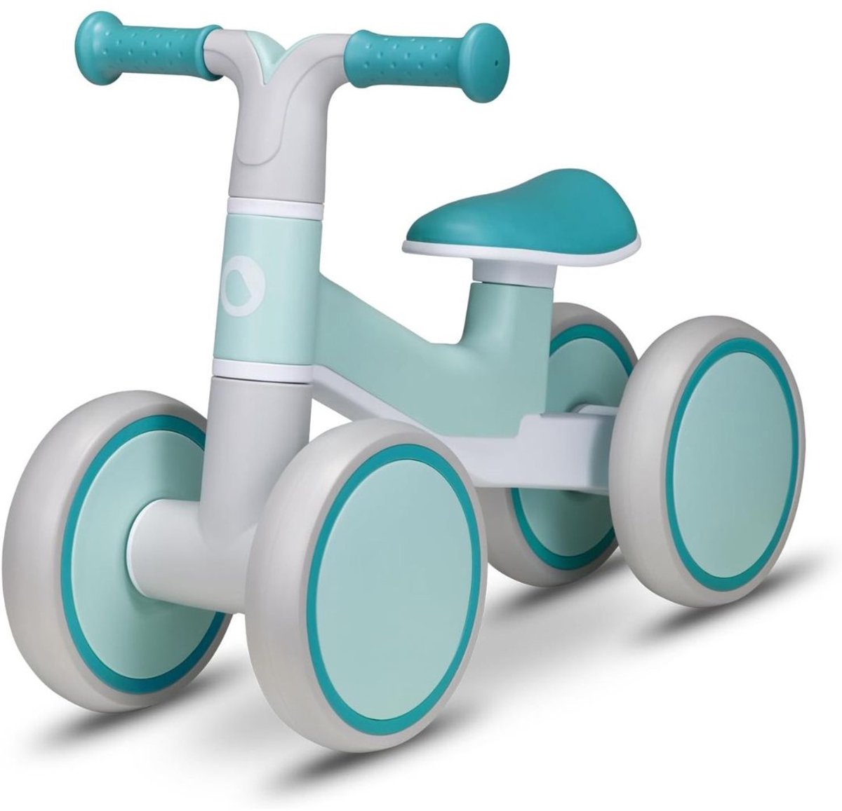 JCP® Loopfiets - Loopfiets 1 Jaar - Loopfietsje - Groene Turkoois - 58cm x 28cm x 38cm
