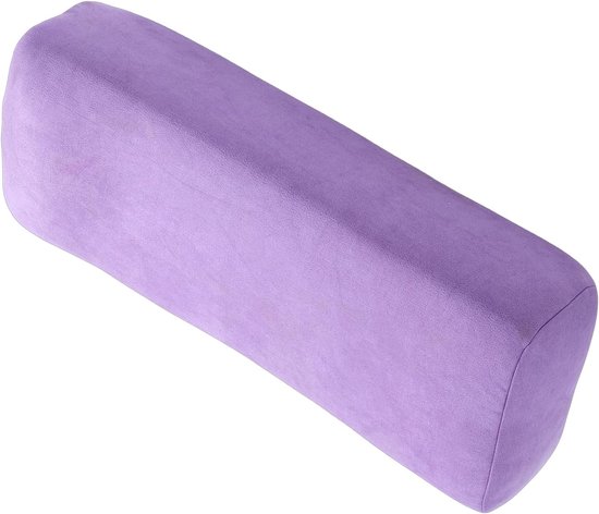 Meditatiekussen - Ondersteunend Kussen - Ontspanning en Yoga - Drievoudige Schuimkern - 65x25x15 cm - Paars — afbeelding 3