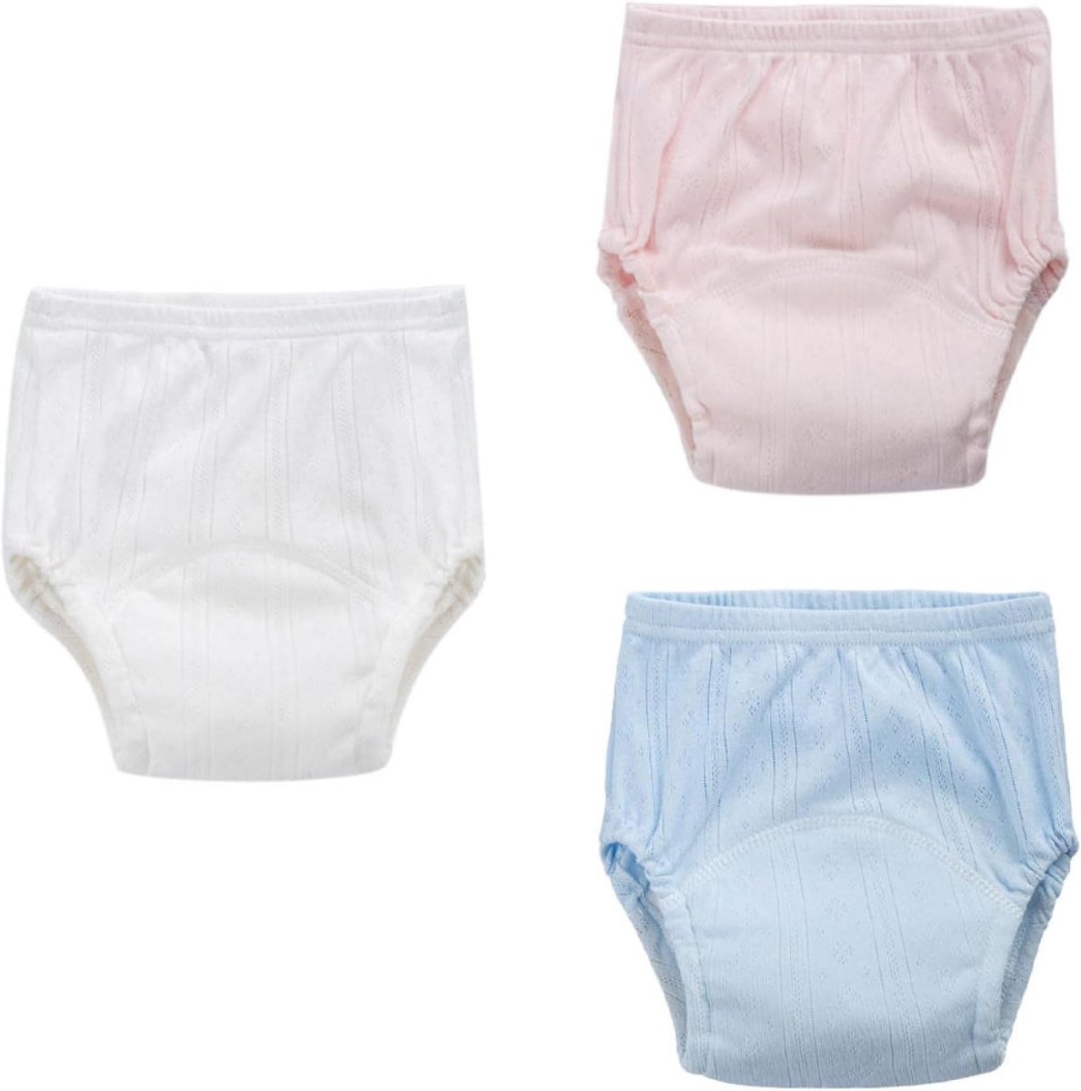 Baby Potty Training Pants - Oefenbroekjes Luierbroekjes - Zindelijkheidstraining - Ademend Katoen - 44x24CM - Assorti
