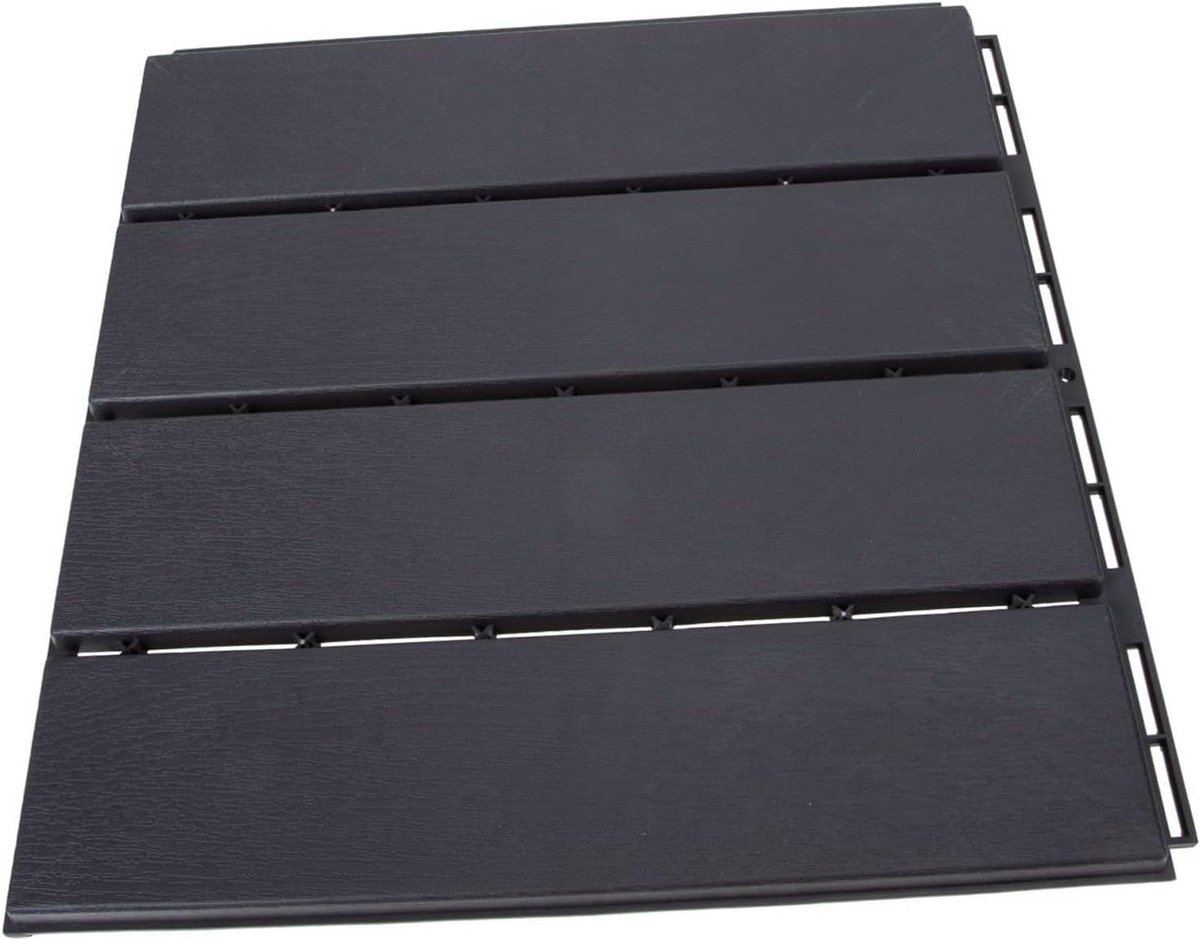 Vloertegels Buiten - Interlocking Tegels - Terras Verfraaien - Waterdicht Natuurlijke Houtlook - 31 x 31 cm - Natuurlijk