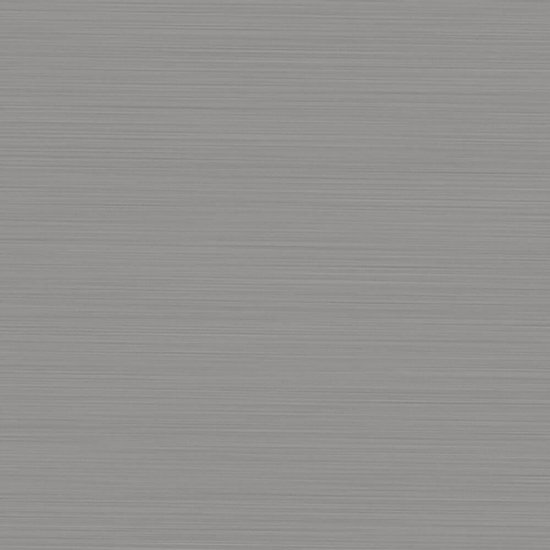 Surface lisse en acier inoxydable brossé avec de fines lignes horizontales.