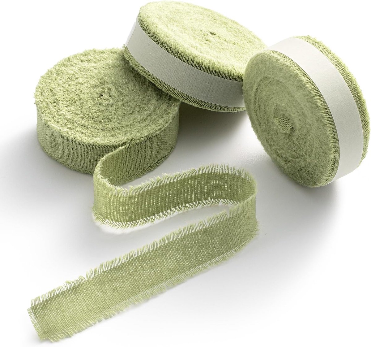 Katoenen lint stoffen lint lint katoen cadeaulint saliegroen