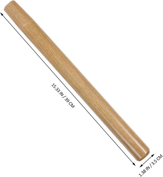 Houten Schopsteel Vervanging - Handvat Stevig - Landbouw Gereedschap - Massief Hout Ontwerp - 39 cm - Khaki van Houten — afbeelding 5