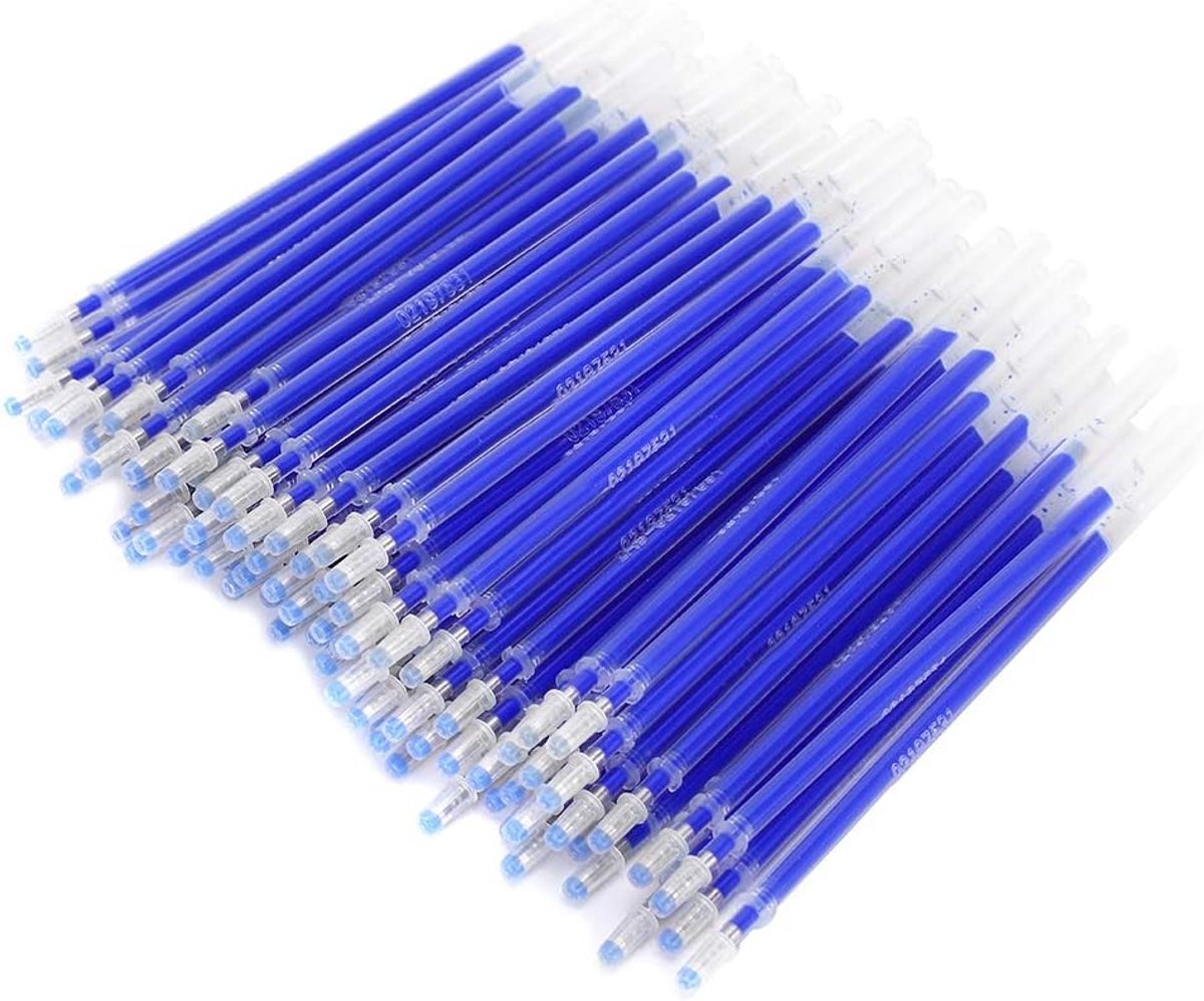 100 Stks Stof Marker Pen Refill Warmte Uitwisbare Stof Markering Pennen Auto-Vanishing Pen voor Kleermakers Naaien en Quilten Kleermakerij