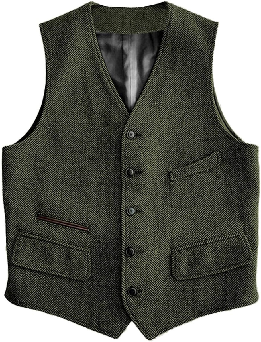 Wollen kostuumvest, formeel, regular fit, gilet voor bruiloft, gilet