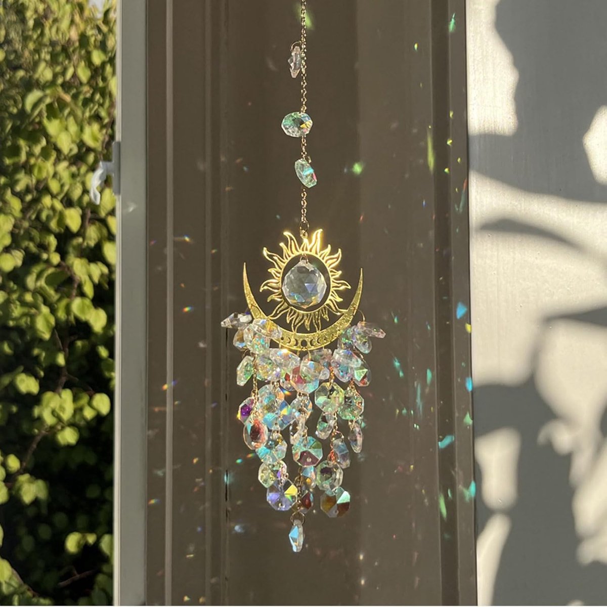 Zonnevanger, XJLyaya Suncatcher Hanger, Sensorvanger, Zon Kristallen Decoratie, Ornament Sensor, Fabrikant Regenboog Opknoping voor Raam Tuin