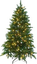 Kerstboom Excellent Trees® LED Falun  Green 150 cm - Luxe uitvoering - 190 Lampjes