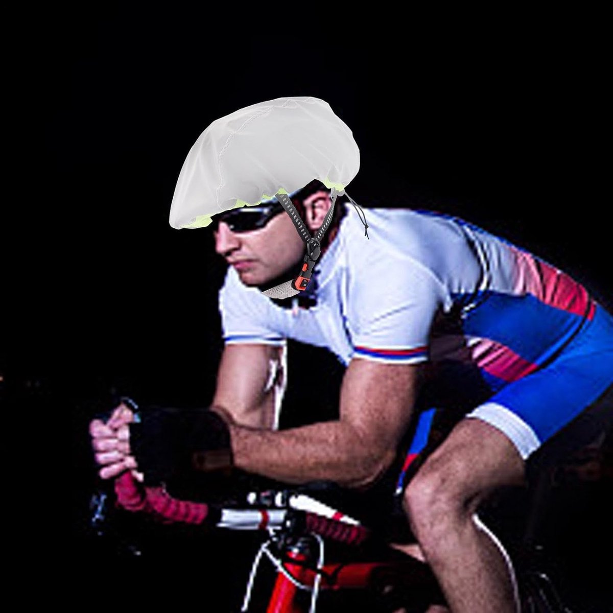 Fietshelm Cover - Helmhoes Regenhoes - Fietsen Buiten - Hoge Zichtbaarheid - Universele Pasvorm - Grijs