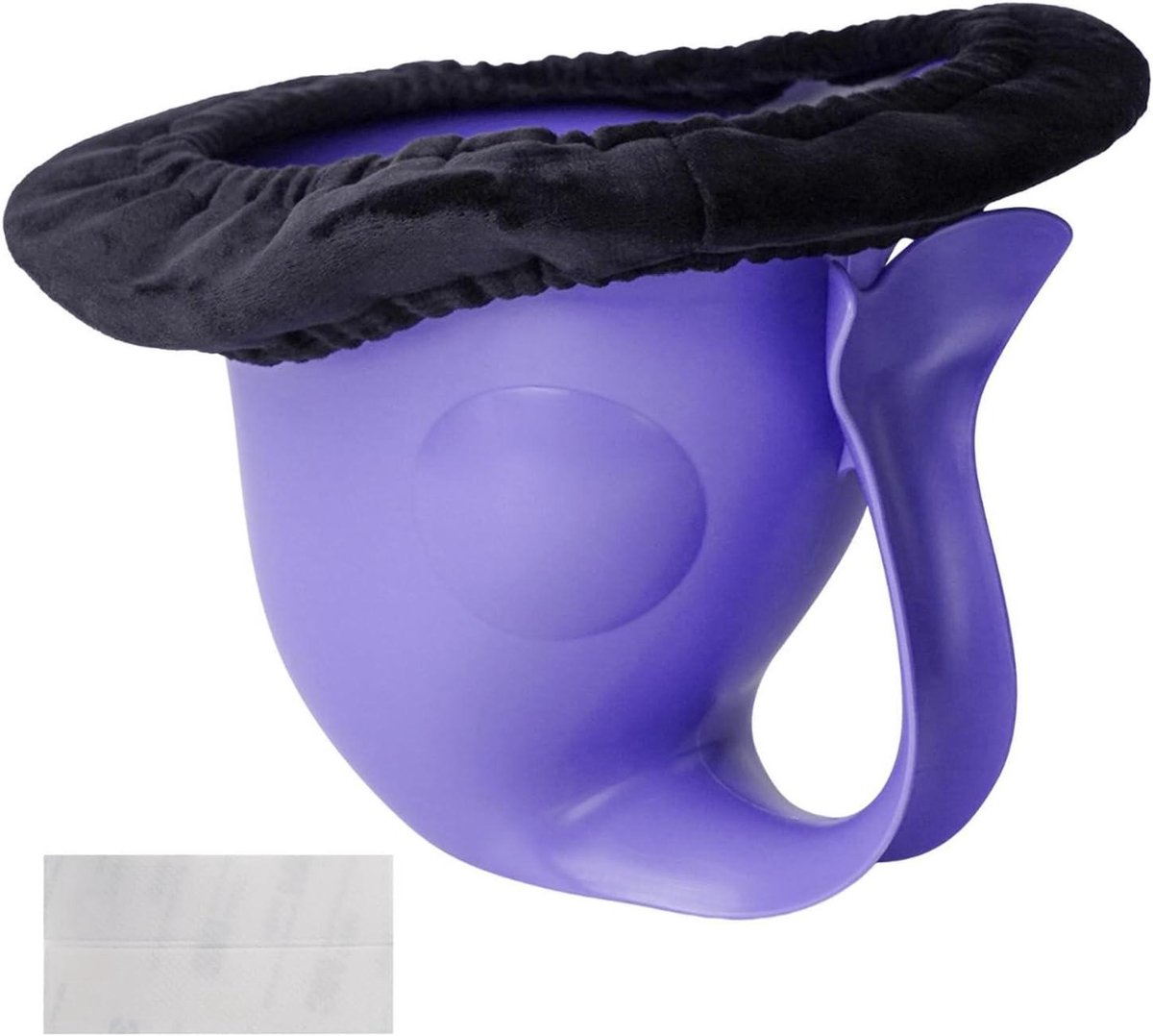 Draagbaar reistoilet - Kinderpotje camping - Zindelijkheidstraining onderweg - Antislip visdesign - 203 x 19 x 157 cm - Paars