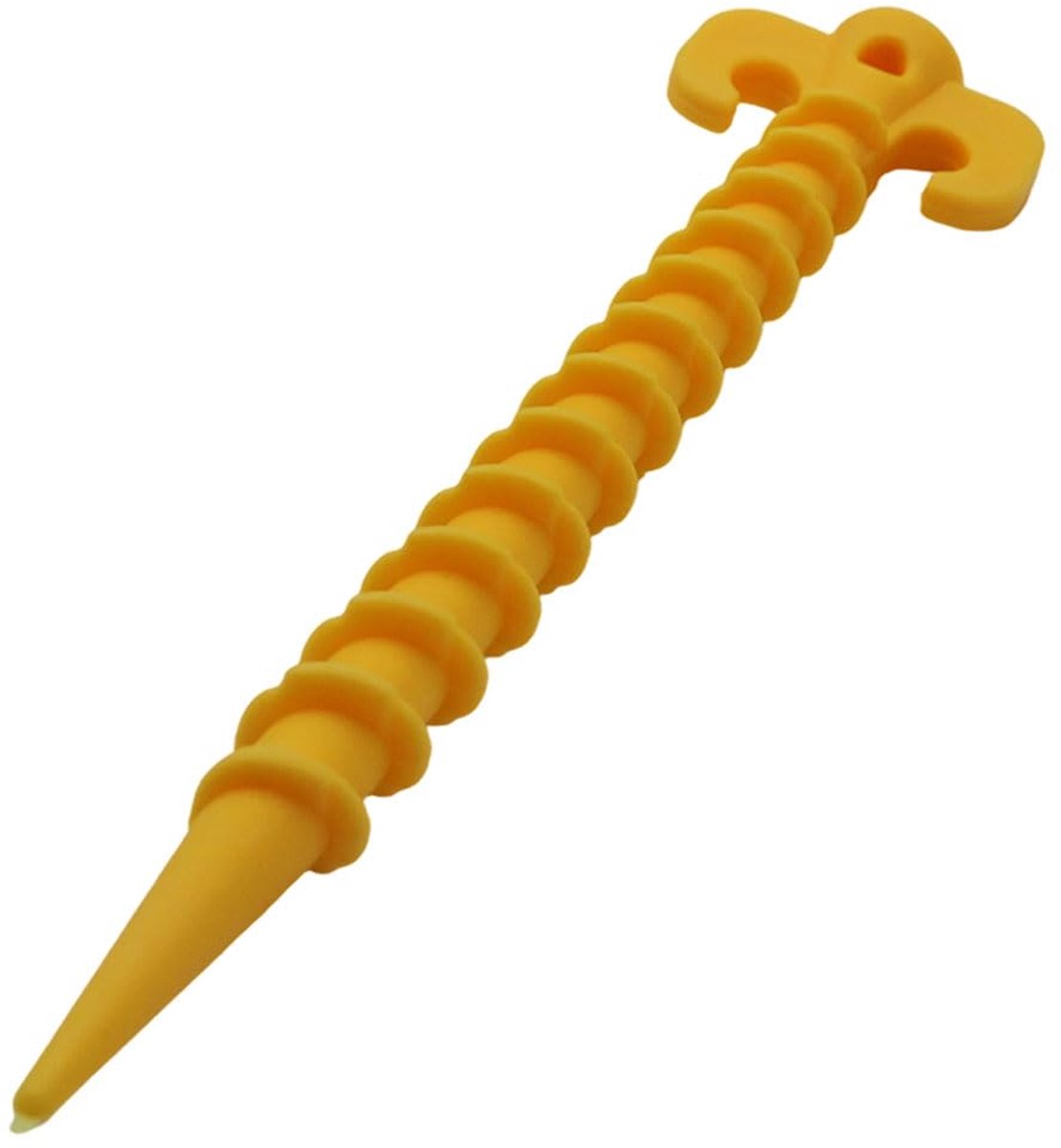 SnelShoppen - 8 stuks kunststof tentharingen 20 cm heavy duty haringen voor kamperen, outdooractiviteiten, strandluifels, stevige palen voor zachte en