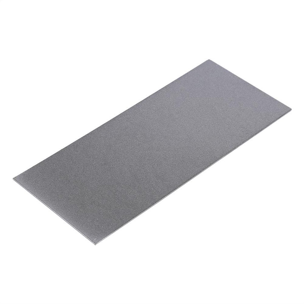 Dailygoods- Slijpsteen Professioneel - Diamant - 80-3000 Korrel - Rechthoekig 170 x 75 mm - Voor Keukenmes/Gereedschap - Lichtgewicht 100g - Slijpblok