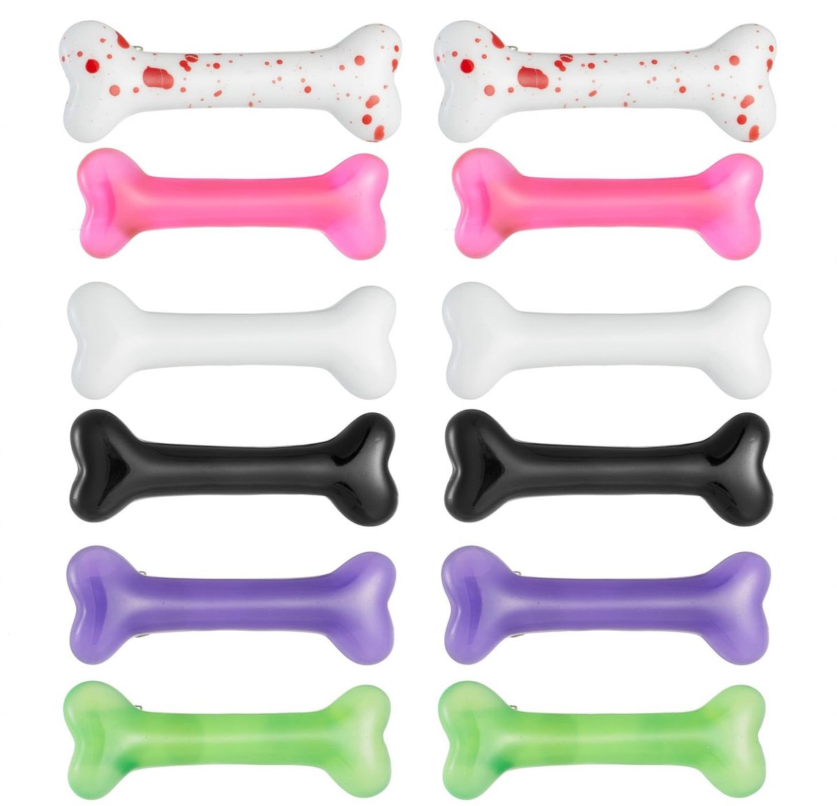 Dailygoods - 12 stuks haarkachels, creatieve haarspelden, grappige haarspelden, haaraccessoires, feestaccessoires.