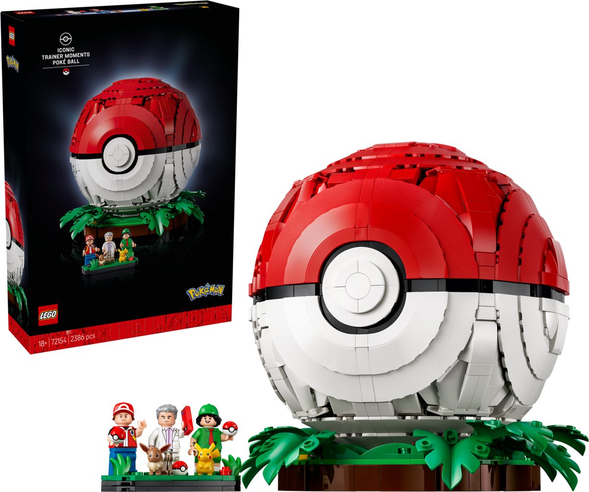 LEGO Pokémon Pokéball met trainerscènes (72154)