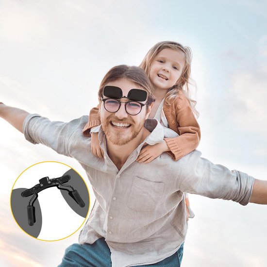 Stuks zonnebrilclips, gepolariseerde clip-on zonnebrillen, opzetbril, voor outdoor, autorijden, vissen, fietsen (5 modellen) — afbeelding 5