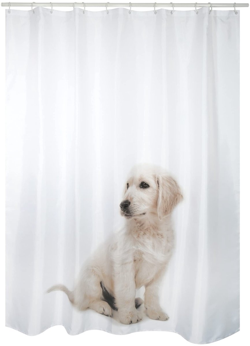 Douchegordijn, polyester, 180 x 200 cm, Scott