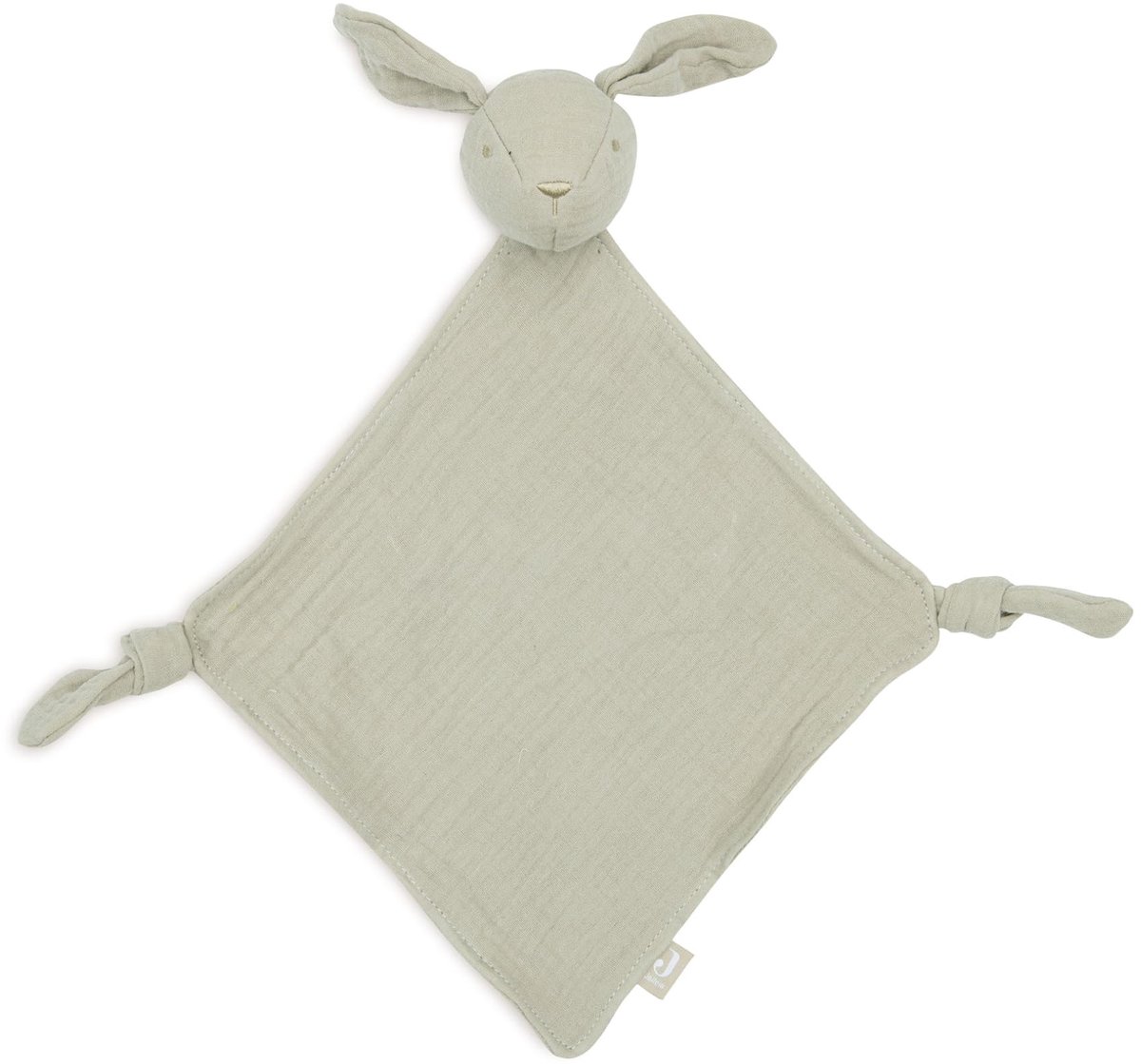 Knuffel Fopspeendoek voor Baby - Olijfgroen, 100% Katoen