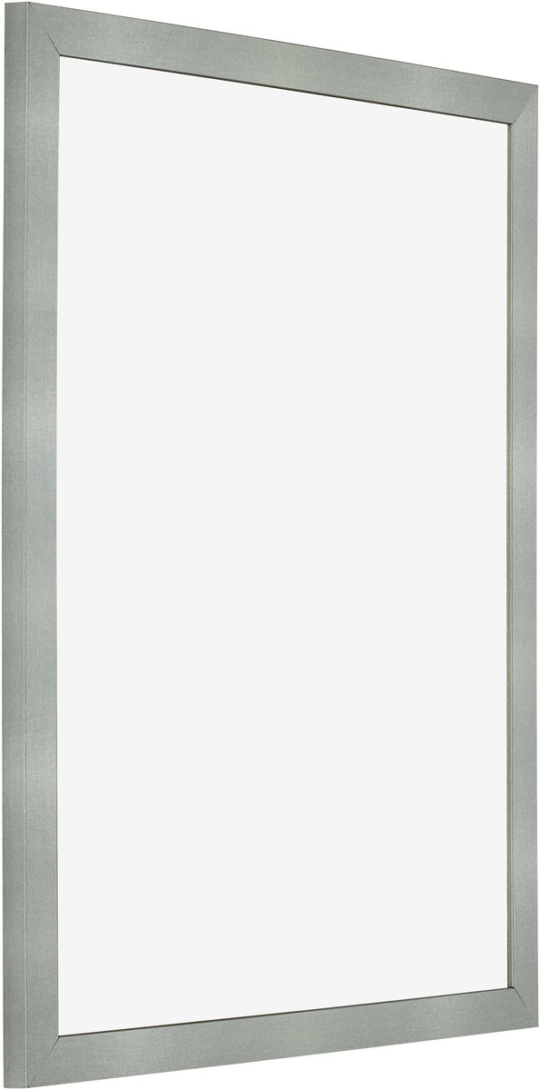 Fotolijst 60x70 cm - MDF - Aluminium Geslepen - Benno