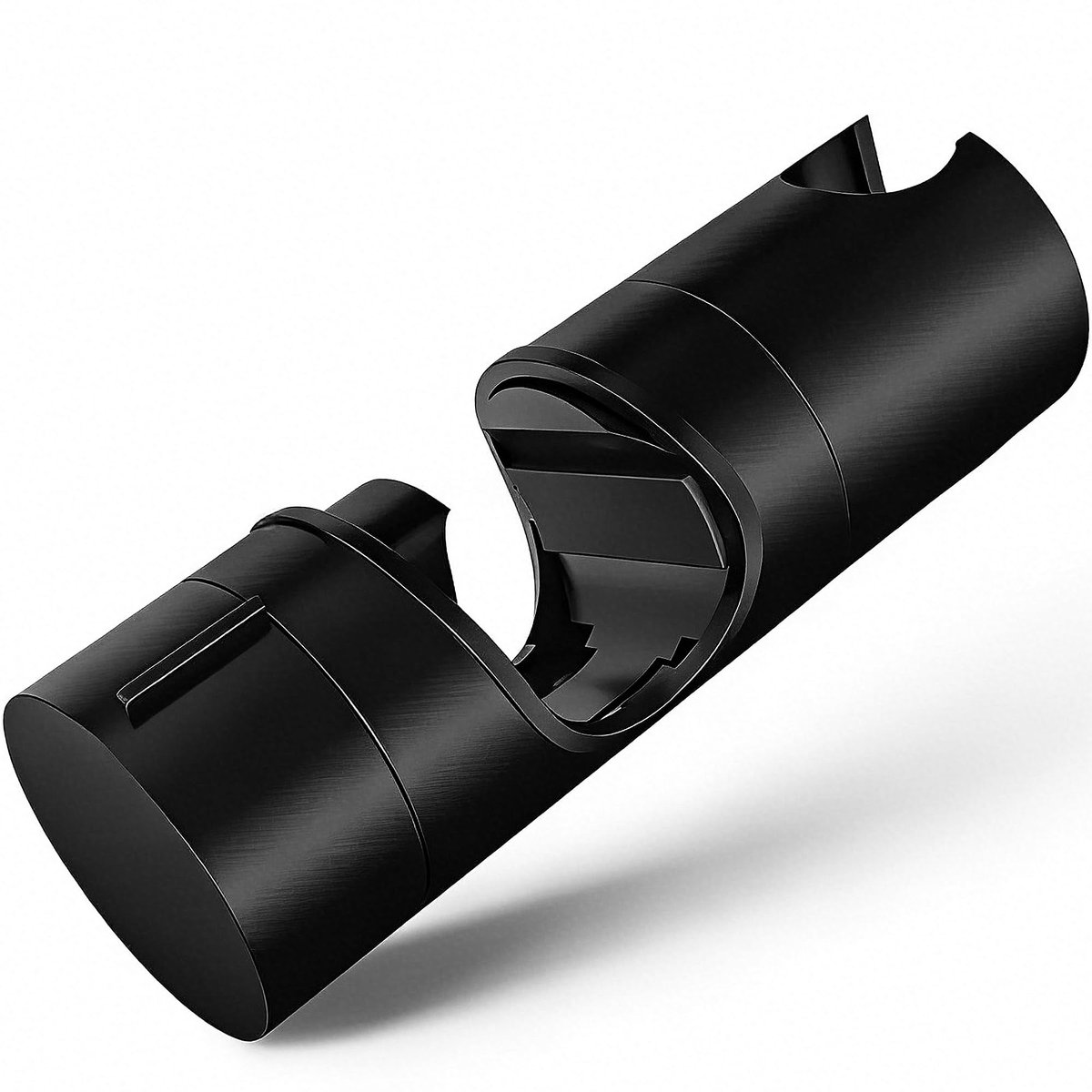 Douchekophouder, zwart, douchekophouder voor 18-25 mm douchestang, douchehouder, verstelbare handdouchehouder, douchehouder voor stang