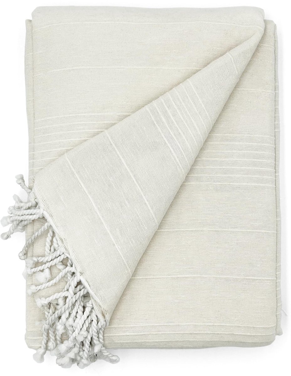 Textil Multifunctionele sprei, dekbed, banksprei, ecru, 180 x 260 cm