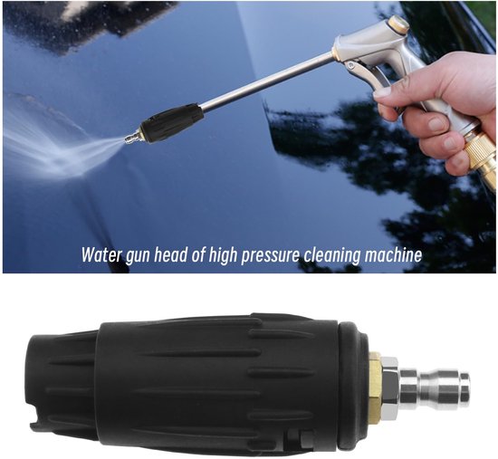 SnelShoppen - Verstelbare Hogedrukreiniger Dopsproeier 1/4 Inch Snelle Verbinding 3000 PSI 030 Turbo Nozzle voor Tuin en Auto van Snelshoppen — afbeelding 3