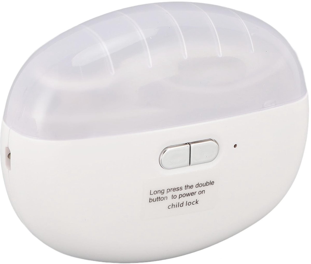 Dailygoods - Draagbare Elektrische Nagelknipper met Licht en 2 Snelheden