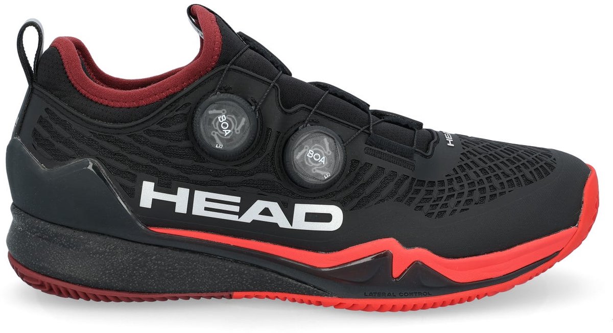 Zapatillas Head Endure Pro Boa Clay 273016 Bkrd 40 Zwart