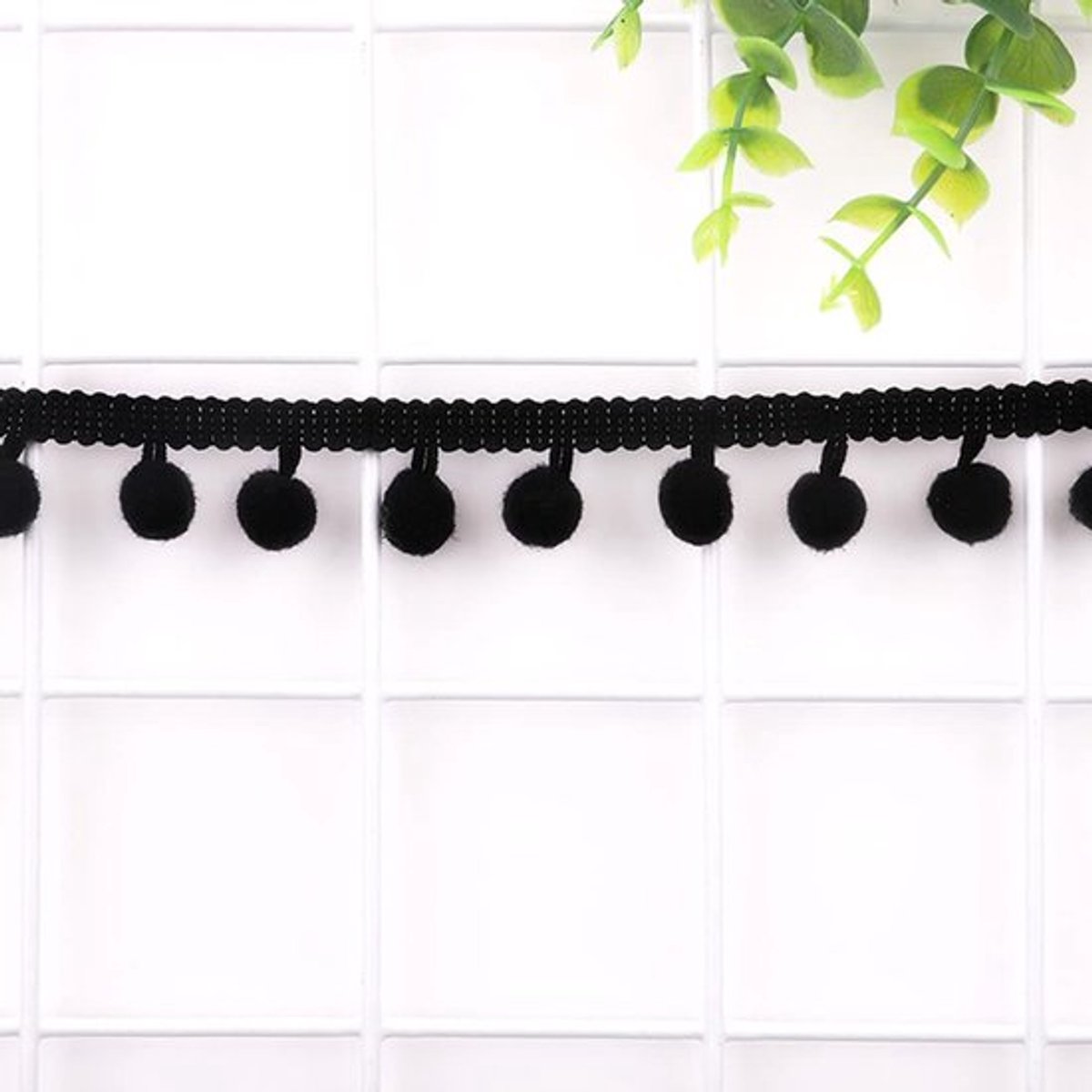 Dailygoody - Pompons Boord - Decoratielint voor Knutselen - 10 Yards
