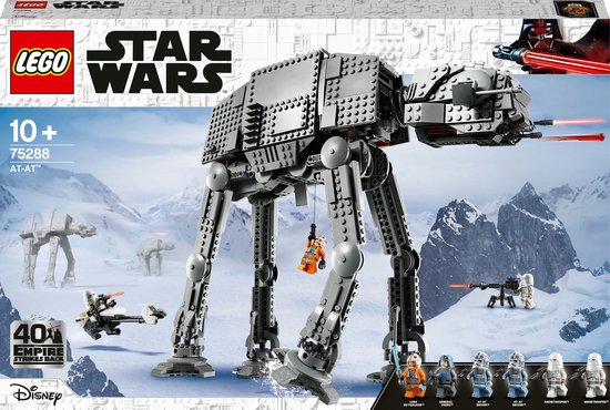 LEGO® Star Wars™ AT-AT™ 75288 bouwset, leuke speelset voor kinderen die spannende missies uit het Star Wars universum en scènes uit de klassieke Star Wars trilogie willen naspelen (1267 onderdelen)