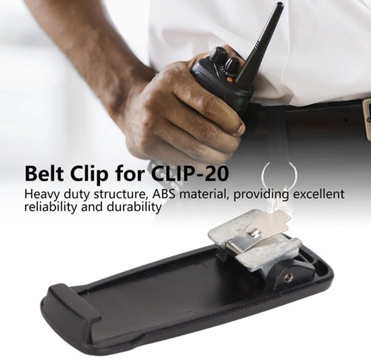 Onf3 - Tweerichtingsradio-riemclip - Walkie-talkie clip - Eenvoudig