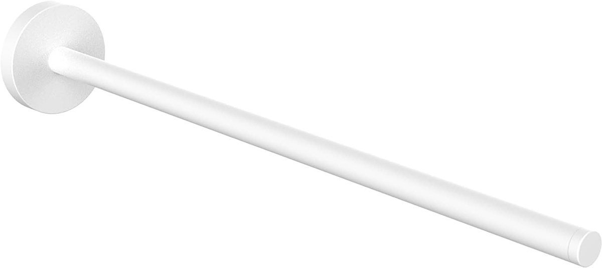 emco round handdoekhouder, 1-armig, stijf. 300mm, 435013930, Kleur: wit