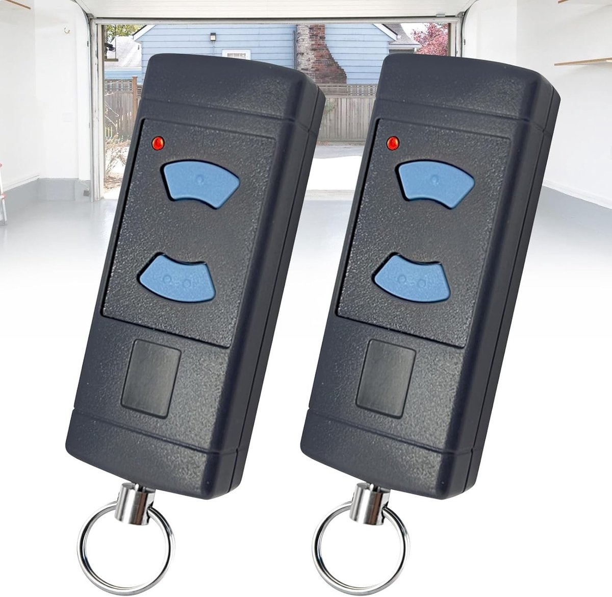 2 x Garage Deuropener Afstandsbediening Compatibel met Hörmann HSM4/HSM2 868.3 MHz Vervangende Handzender voor Blauwe Knop Modellen, Betrouwbaar en Gebruiksvriendelijk