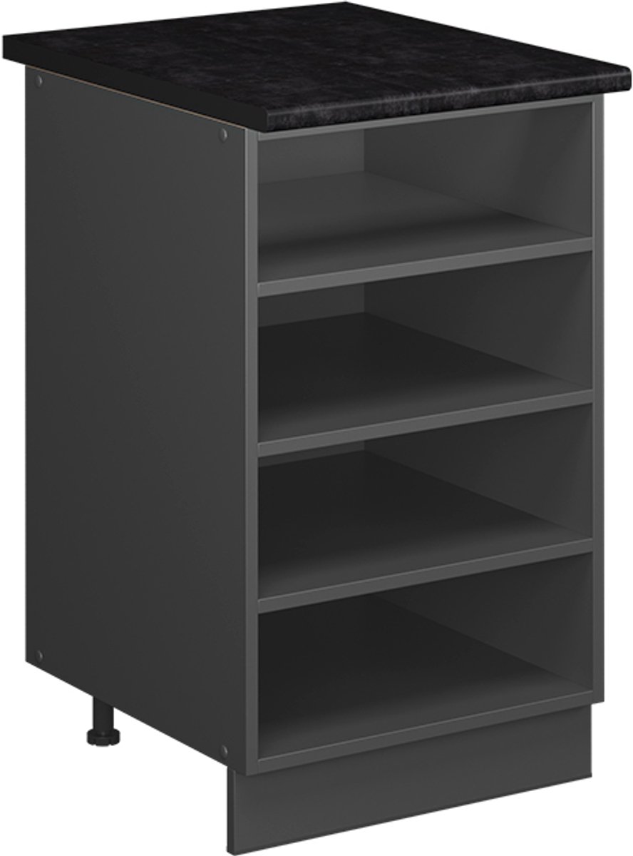 Vicco Keukenrek Fame-Line, Antraciet, 50 cm, WB Antraciet