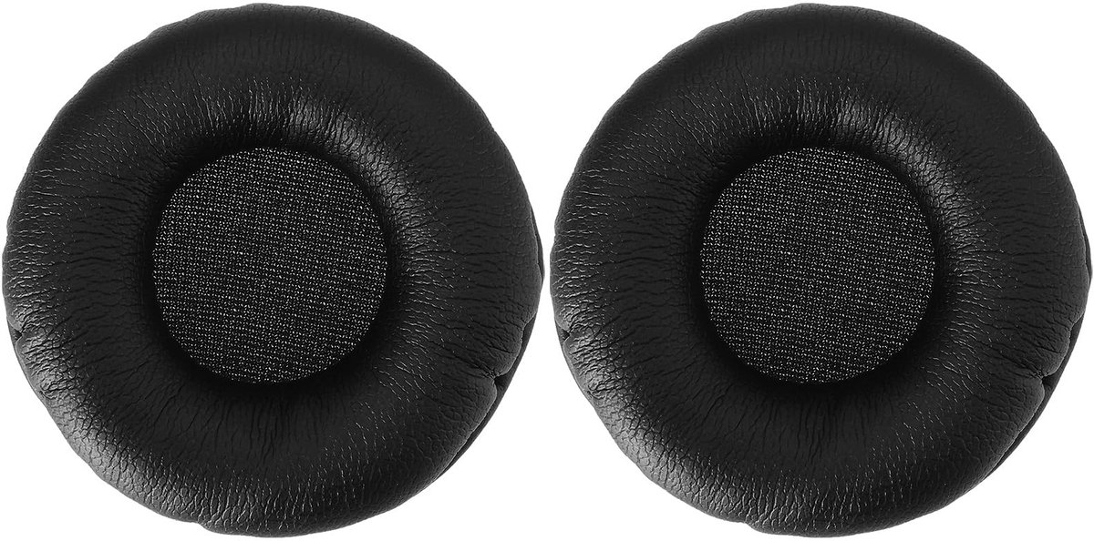 Dailygoods- Oorkussens 50mm - Vervangende Hoofdtelefoon Pads - Compatibel met Jabra Pro 9400/9450/9460/9470 - Zacht PU-leer - Eenvoudige Installatie - Geluidsisolatie