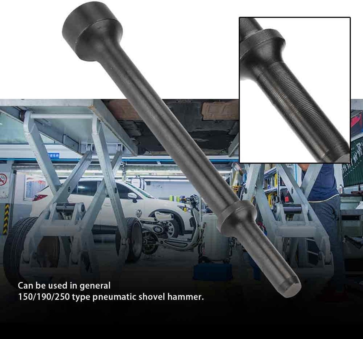 Dailygoods- Persluchthamer Slagvast - Pneumatische Hamer - Carrosserievorming - Staalproductie - Bandenreparatie - 178 mm Lengte - Lucht Hamer