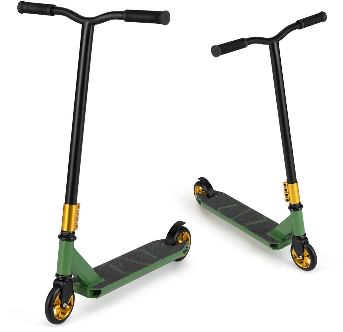 SureDeal® - Kinderstepp - Stuntstep - Graden Besturing Stuntstep - Wielen ABEC Kogellagers - Aluminium Dek Funscooter - 67x47,5x82,5 cm - Groen