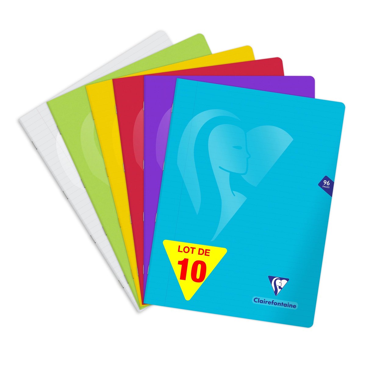 Notebook Mimesys 24 x 32 cm - Gelijnd - 10 stuks