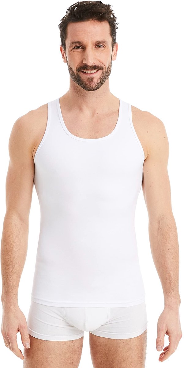 Shapewear T-shirt voor Heren - Slankmakend en Ademend - Wit