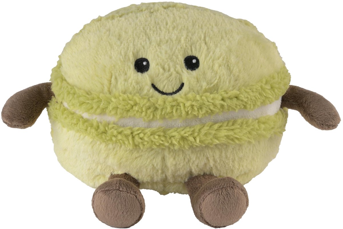 Warmtekussen/knuffeldier Minis Macaron - Pistachio - 18 cm