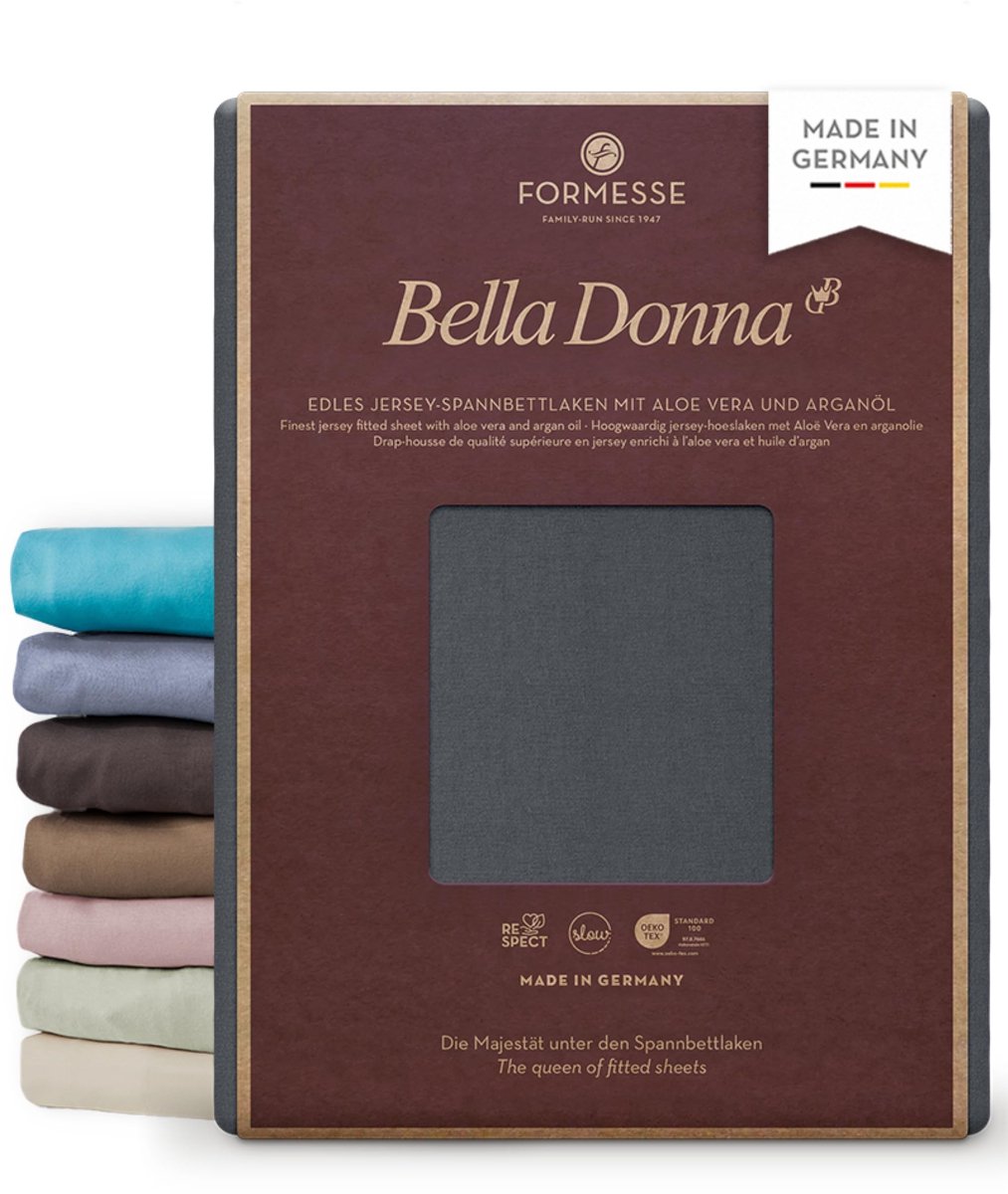 Jersey Fitted Sheet - Grafietgrijs 90x190-100x220 cm