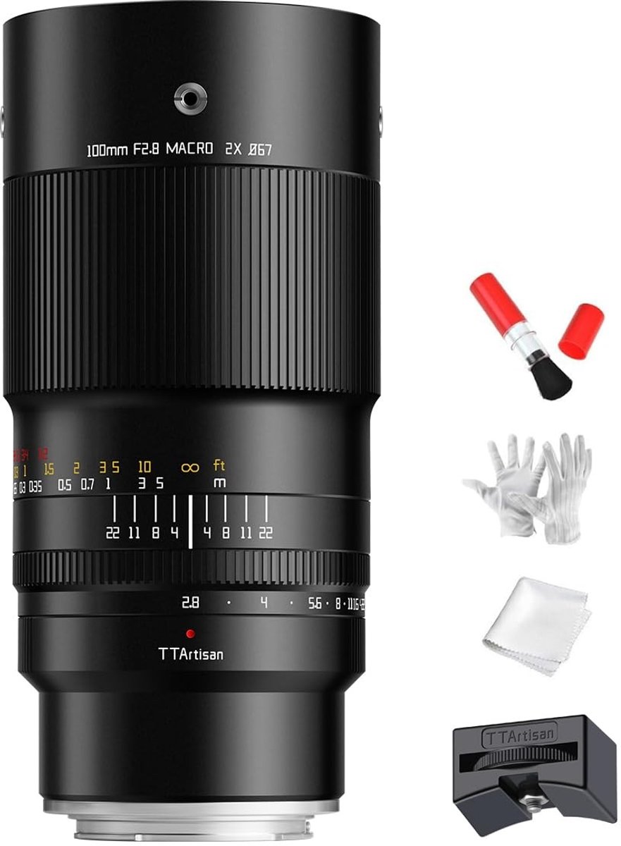 100mm F2.8 Macro Lens - Handmatige Focus voor Sony E-Mount Camera's