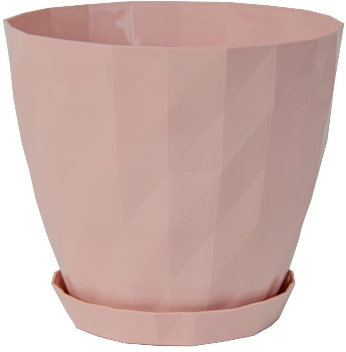 Sierpot met schaal - Kristal design voor orchideeën Ø 19 cm