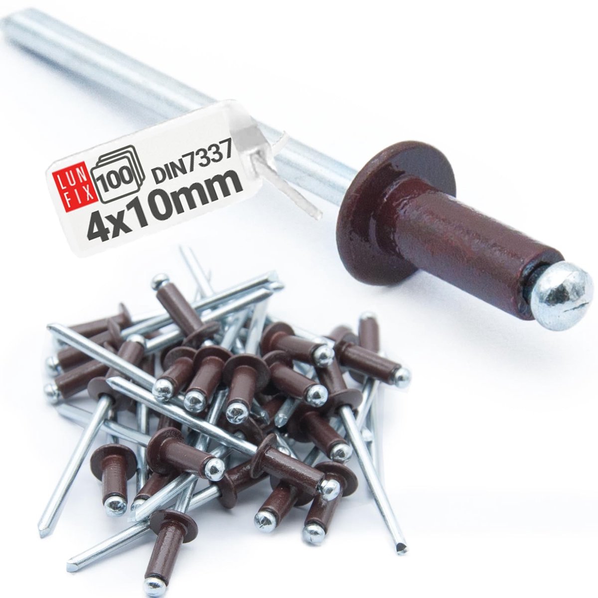 Blindnieten - Aluminium Popnieten - 4 x 10 mm - 100 stuks