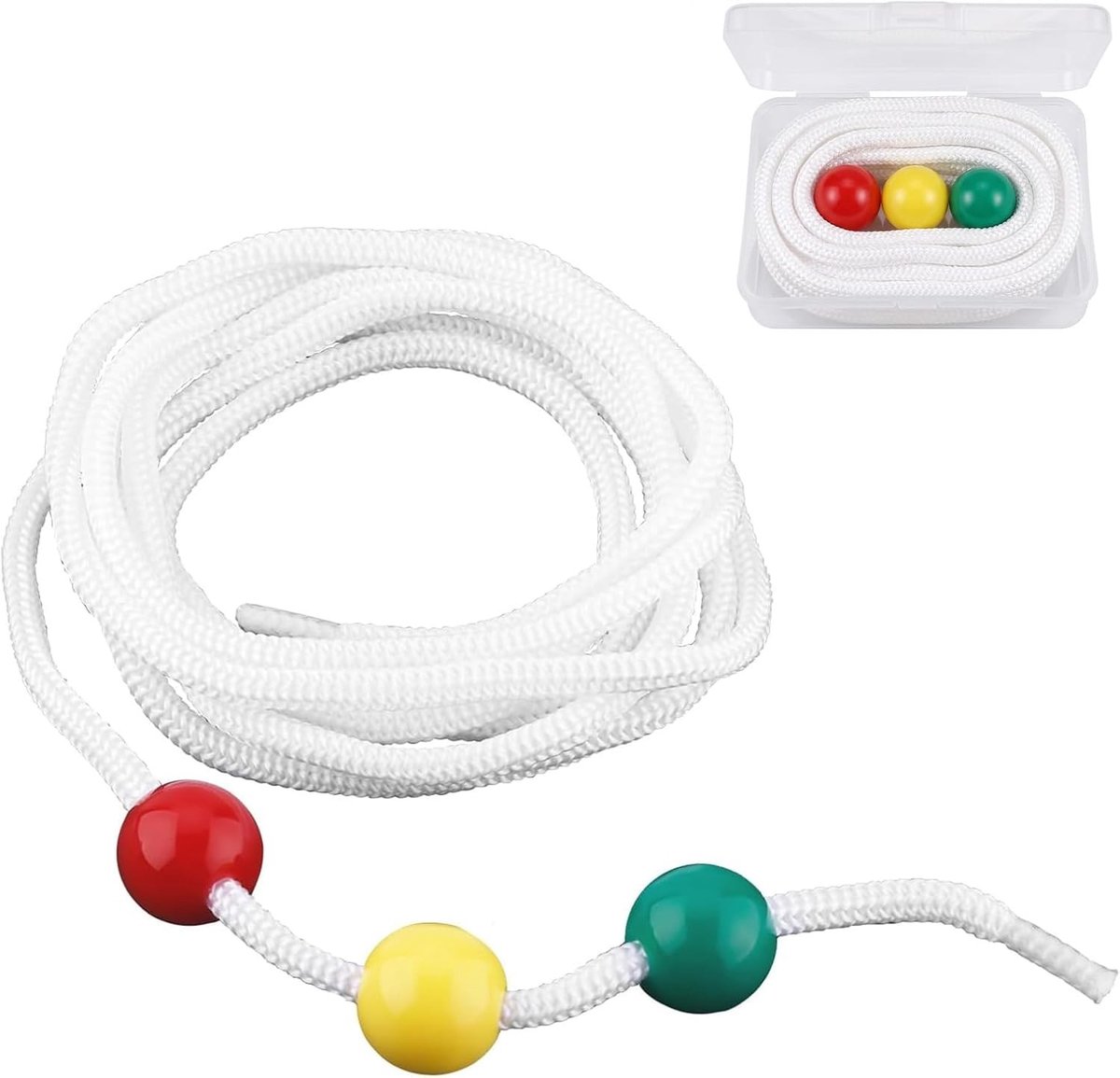 Therapeutisch Touw met 3 Kralen voor Gezichtstherapie, Oefeningen voor Bijziendheid en Strabisme Correctie voor Kinderen
