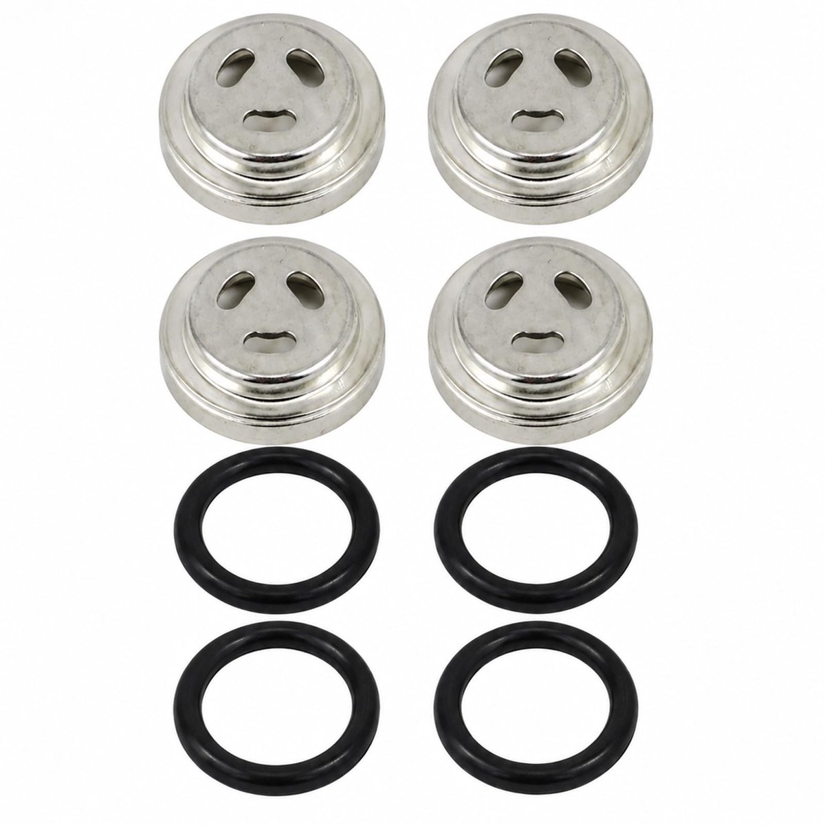 Kijkglas Remvloeistofreservoir - 18 mm Metaal en ABS Set van 4